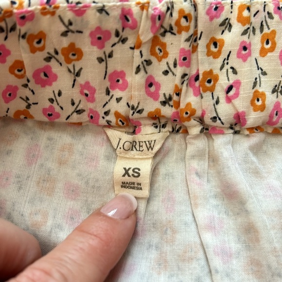 J. Crew Floral Mini Skirt - Picture 2 of 3